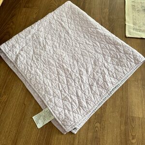 Sleep Zone Purple Cooling Quilted Throw Blanket